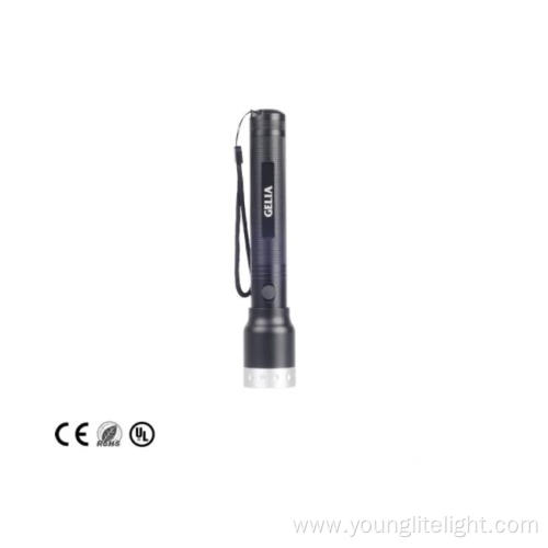 Aluminum 5W LED 2C battery flashlight torch